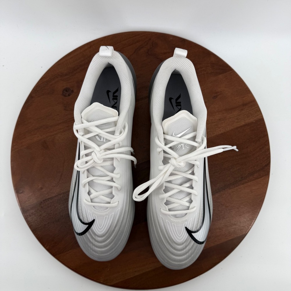 Nike Vapor Speed 3 Football Cleats White Grey FB3303-100 Mens Size 13 - Picture 4 of 9